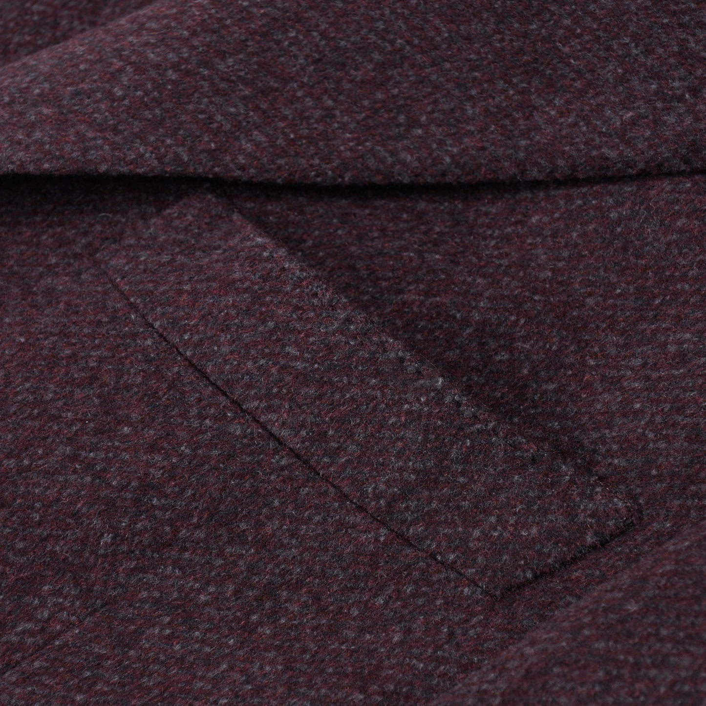 Isaia Purple Mélange Wool Overcoat - Top Shelf Apparel