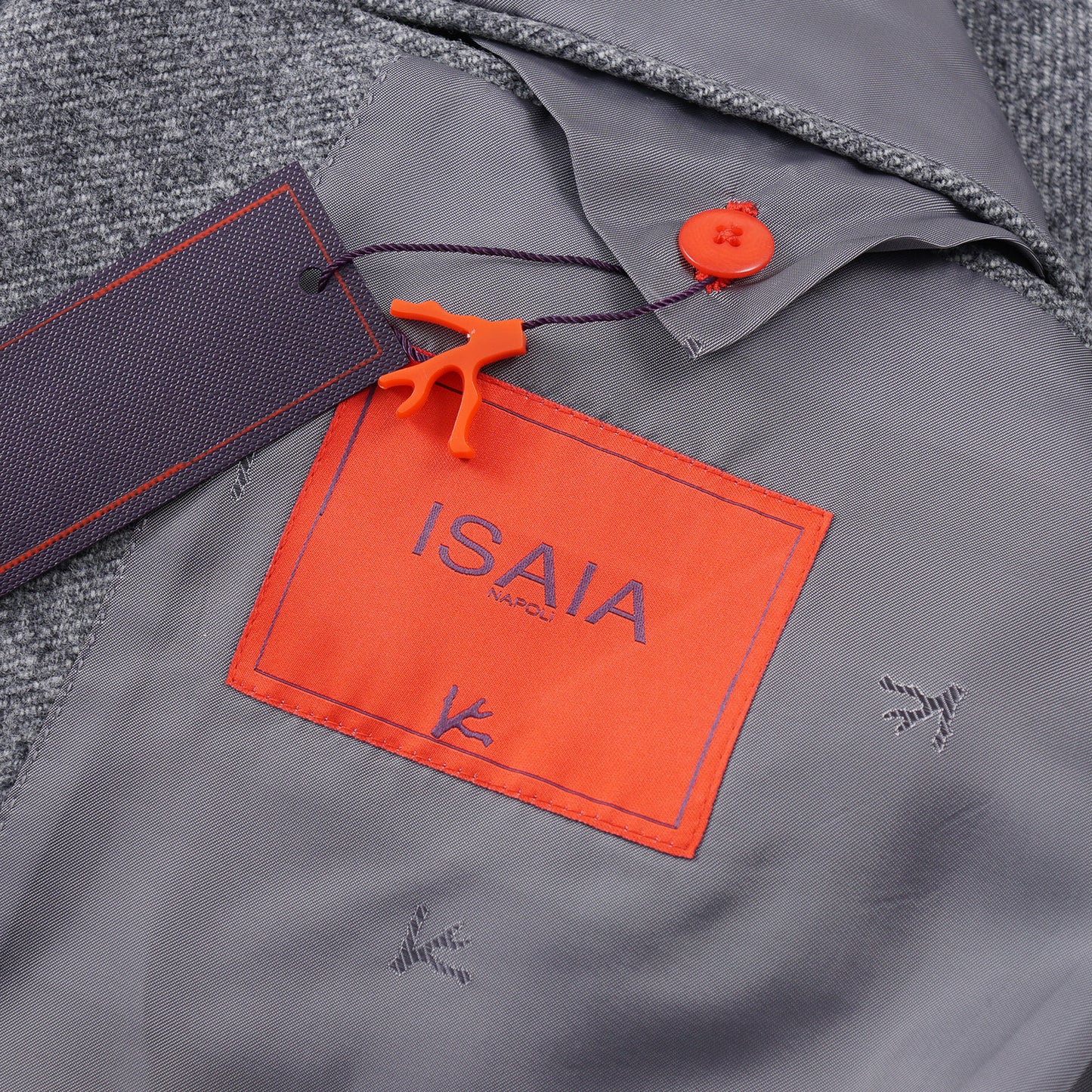 Isaia Gray Wool and Cashmere Overcoat - Top Shelf Apparel
