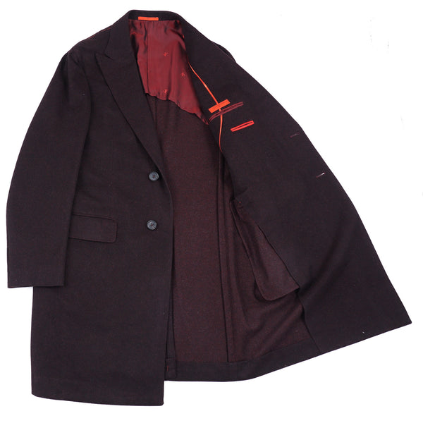 Crombie coat hot sale red lining