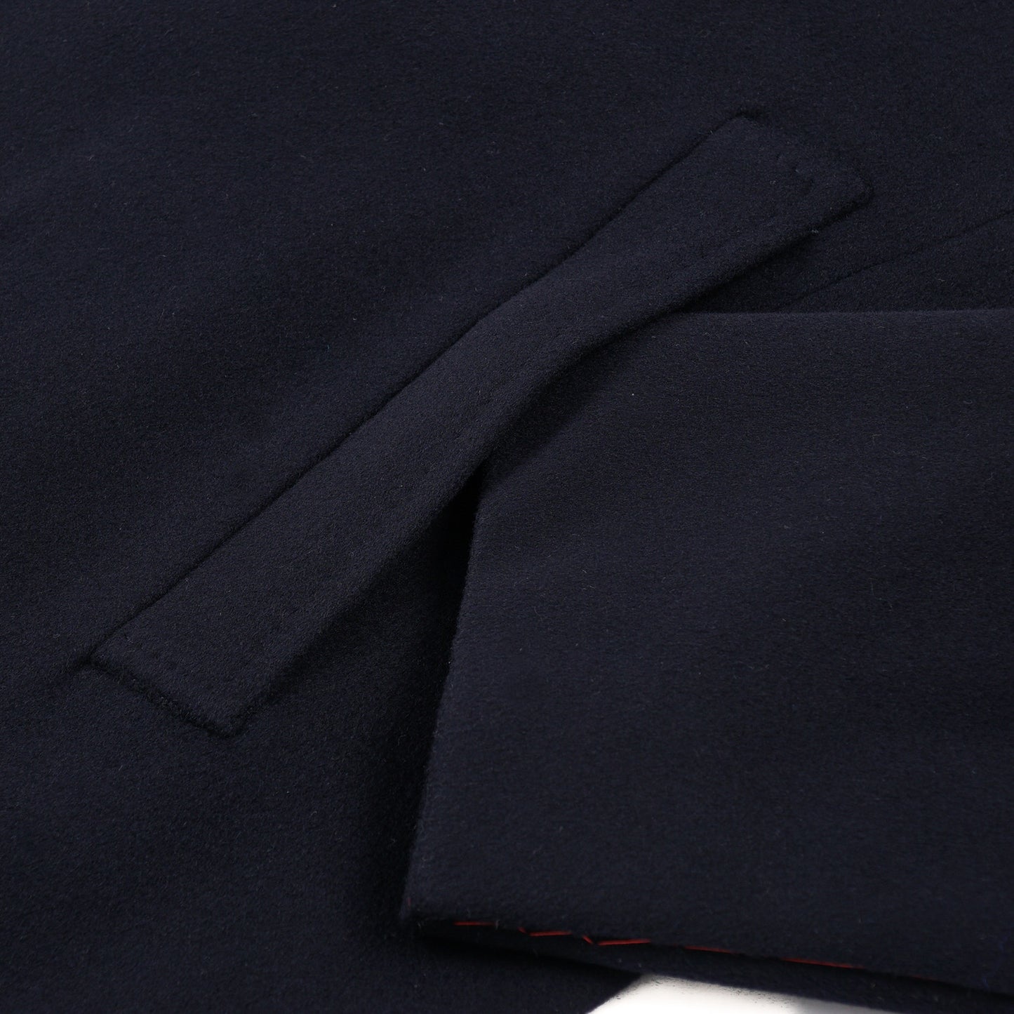 Isaia Navy Blue Wool Overcoat - Top Shelf Apparel