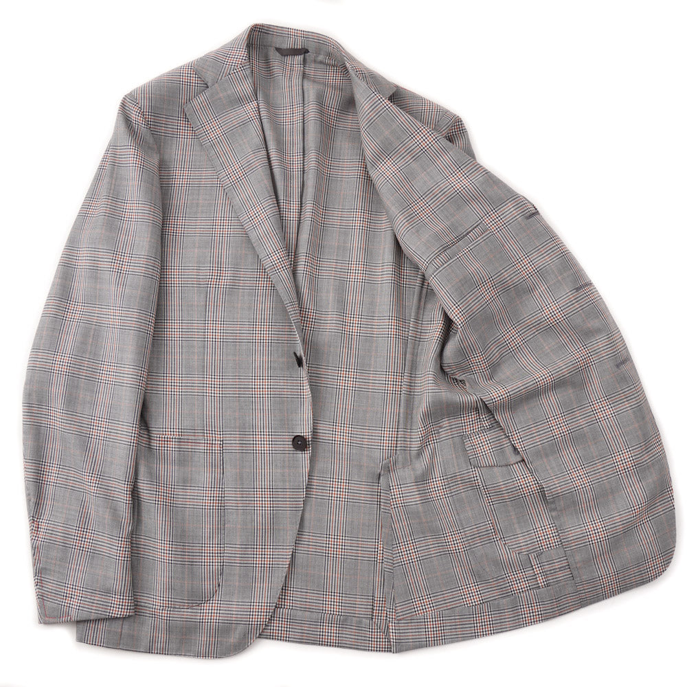 Isaia Slim-Fit Glen Plaid Wool Sport Coat - Top Shelf Apparel