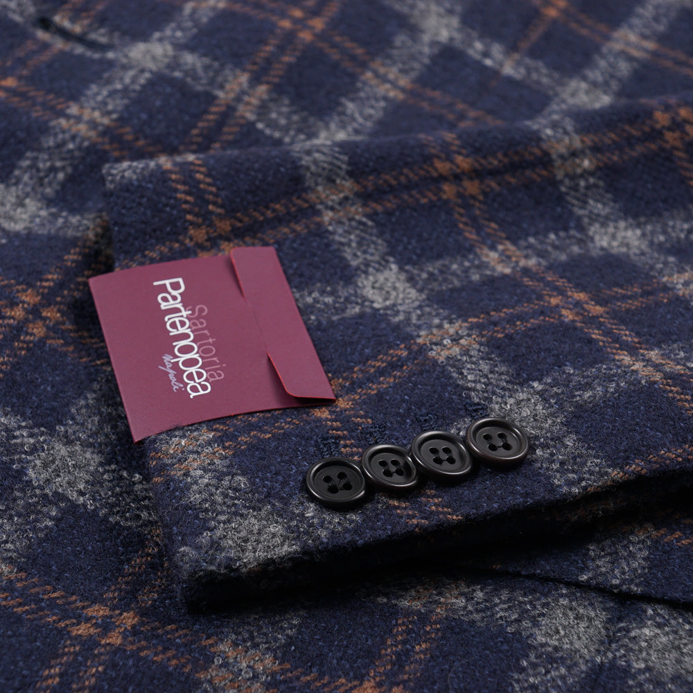 Sartoria Partenopea Layered Check Wool Sport Coat - Top Shelf Apparel