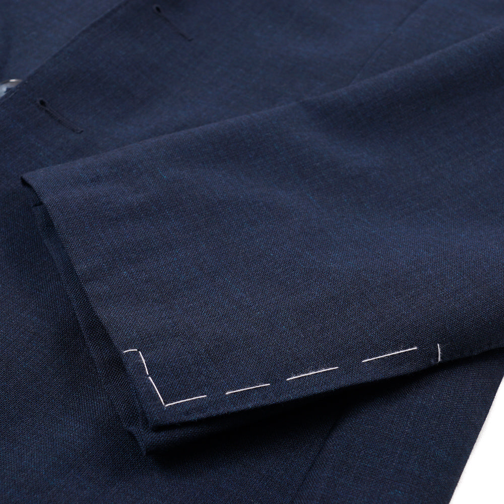 Isaia Unlined Woven Fresco Wool Suit - Top Shelf Apparel