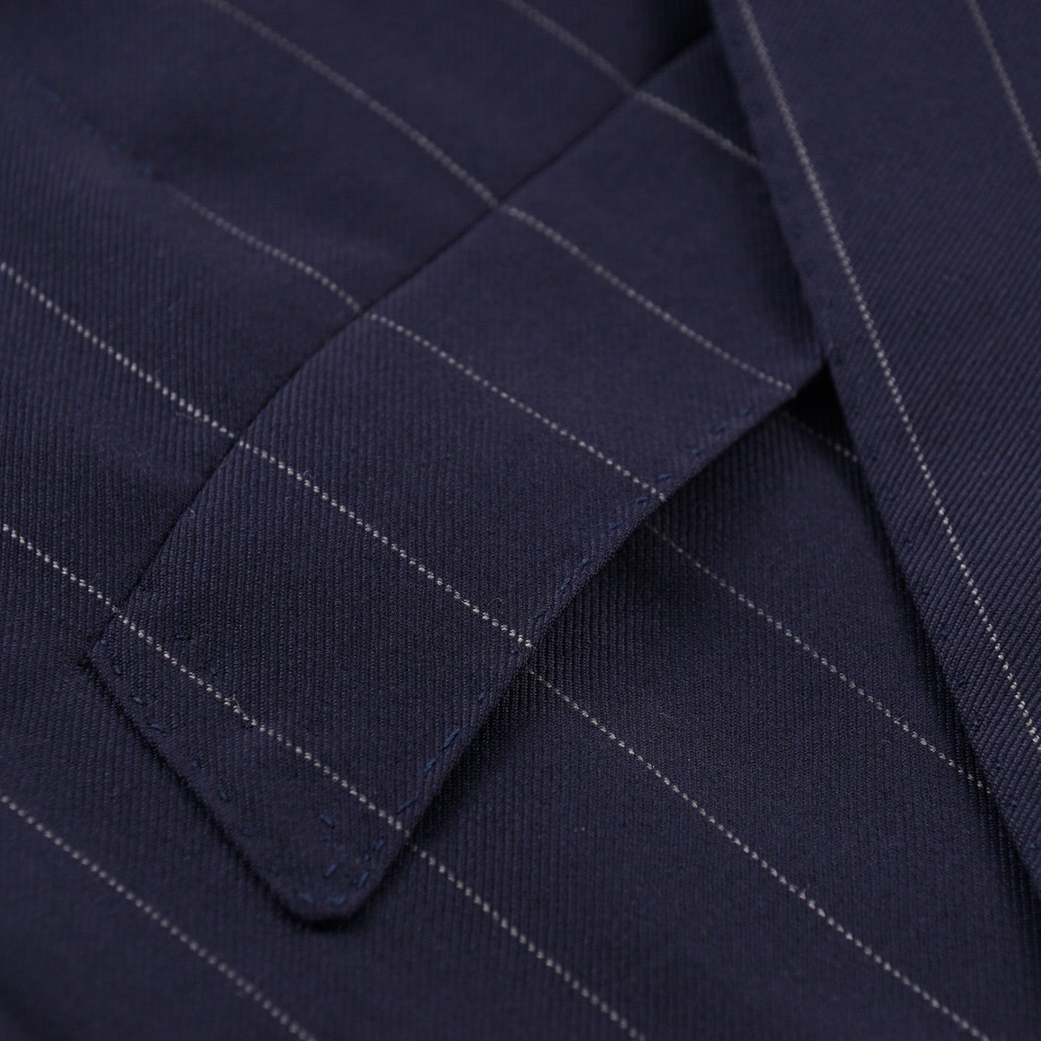 Orazio Luciano Navy Stripe Wool Suit - Top Shelf Apparel