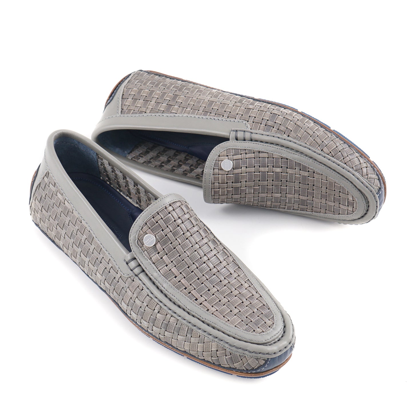 Zilli Woven Leather Driving Loafers - Top Shelf Apparel