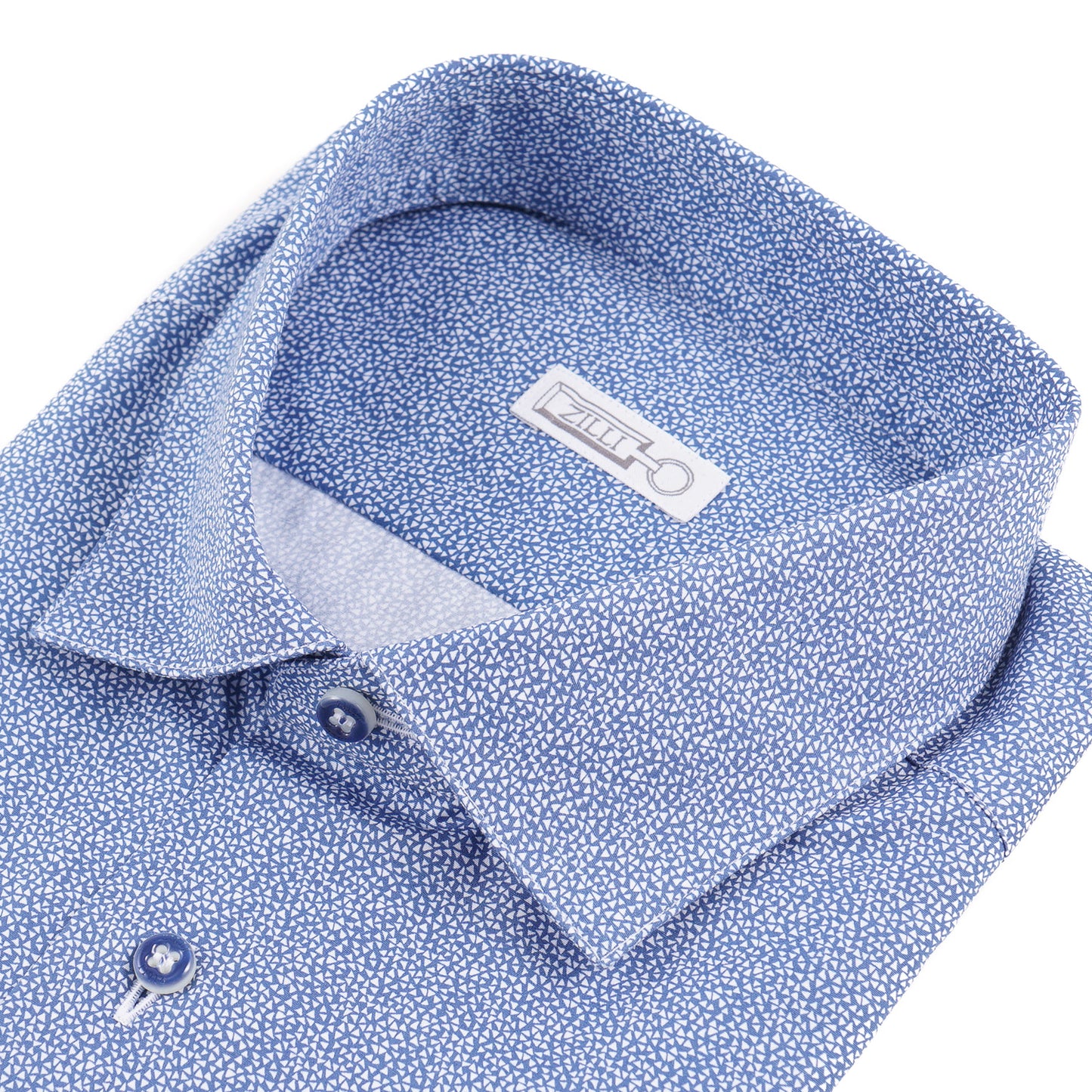 Zilli Tailored-Fit Shirt with Geometric Print - Top Shelf Apparel