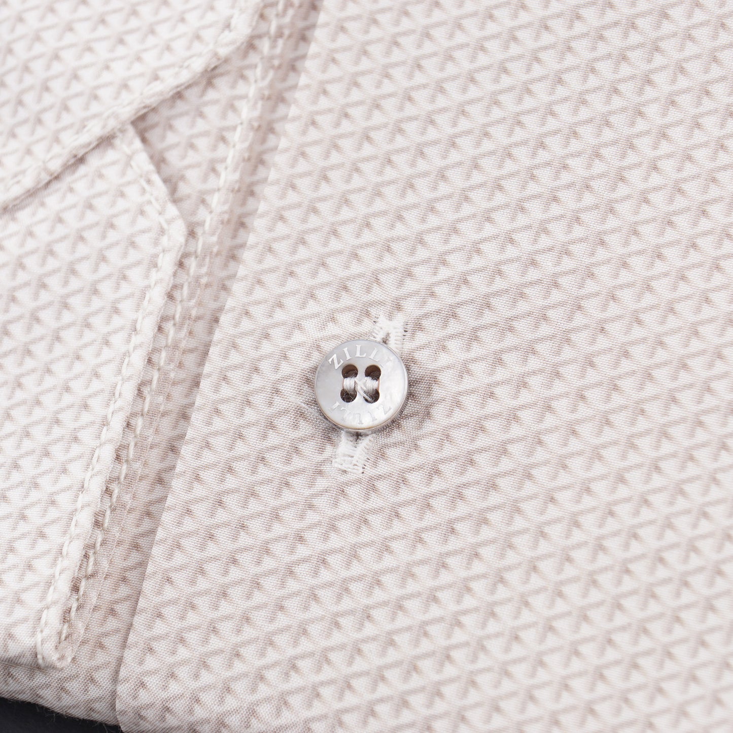Zilli Silk and Cotton Shirt with Geometric Print - Top Shelf Apparel