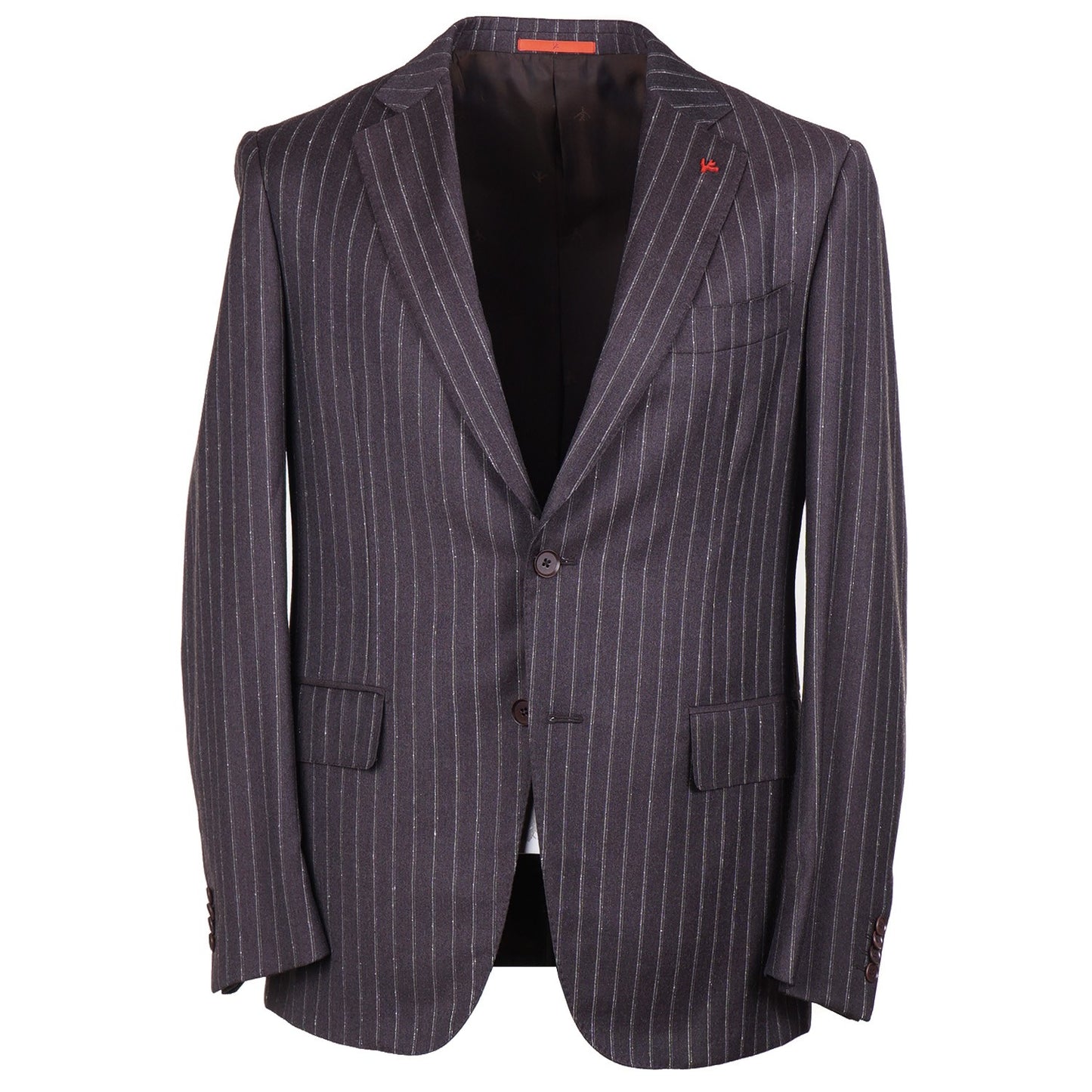 Isaia Striped Super 130s Wool Suit - Top Shelf Apparel