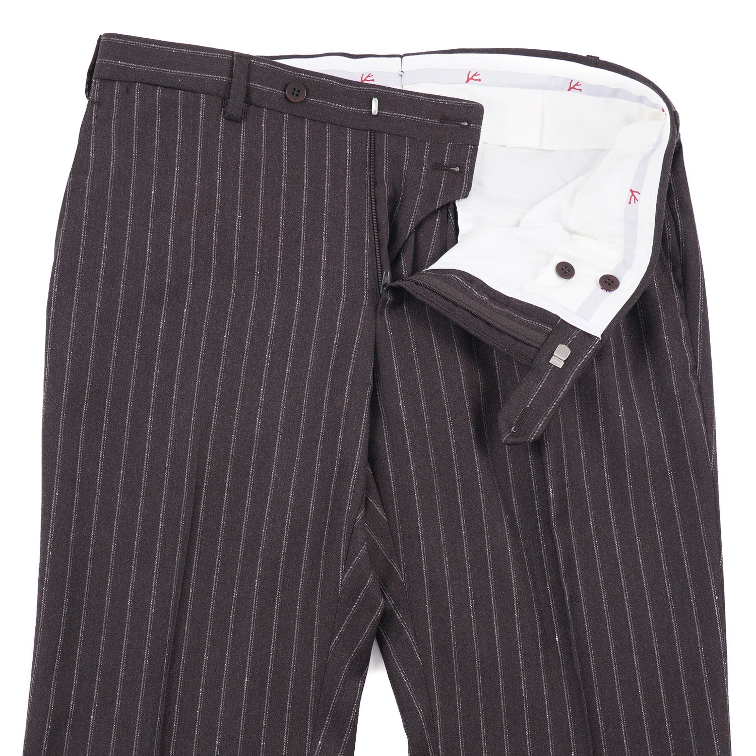 Isaia Striped Super 130s Wool Suit - Top Shelf Apparel
