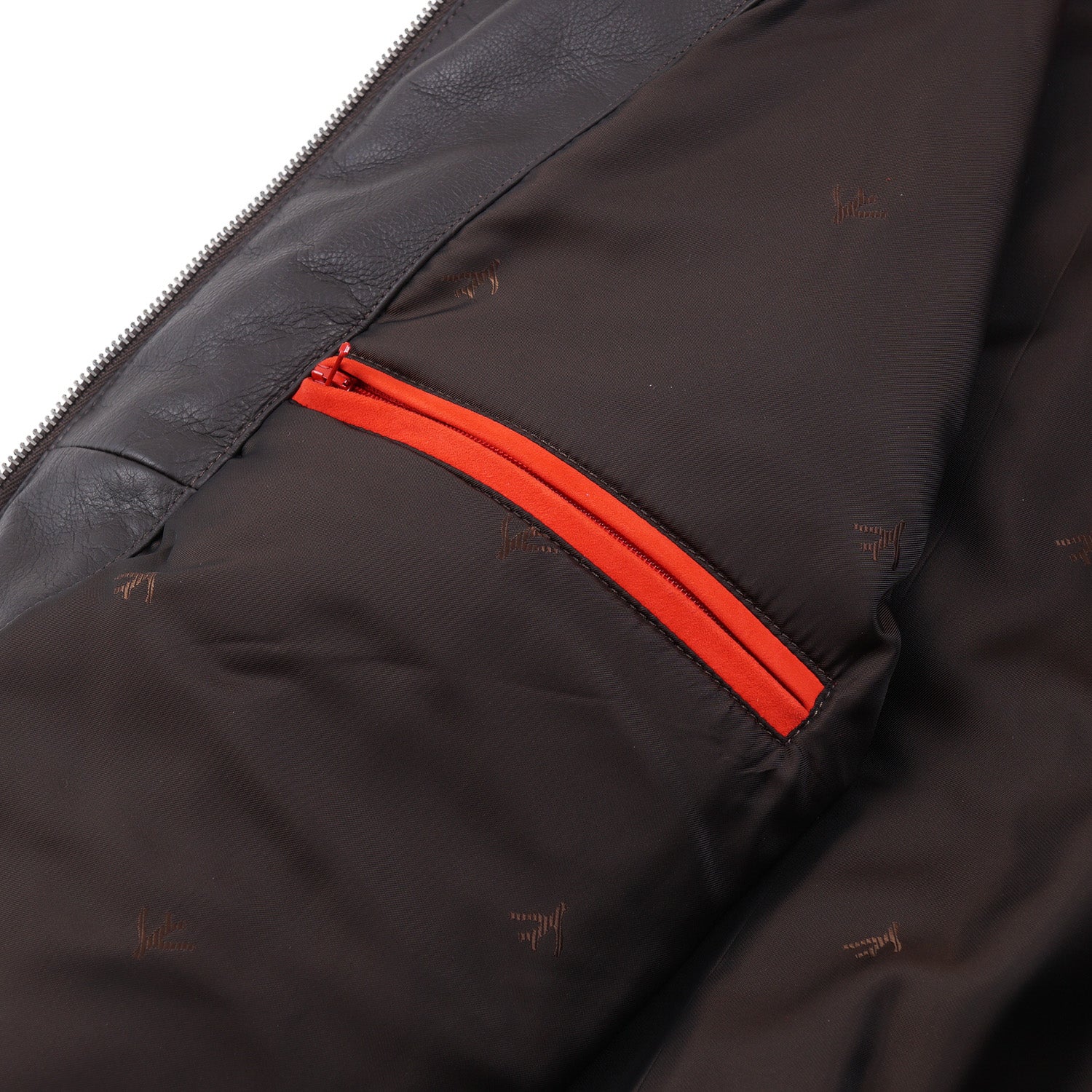 Isaia Calfskin Leather Bomber Jacket - Top Shelf Apparel