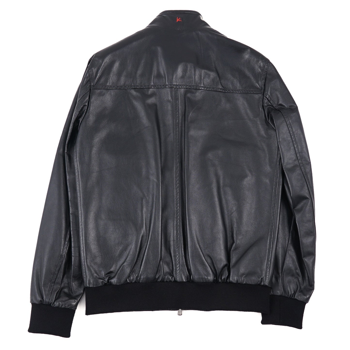 Isaia Baby Lambskin Leather Bomber Jacket - Top Shelf Apparel