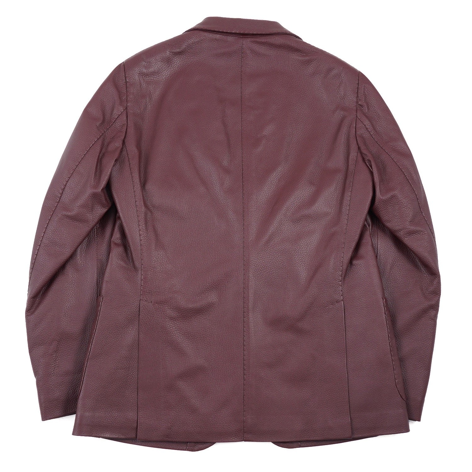 Rifugio Burgundy Deerskin Leather Blazer - Top Shelf Apparel