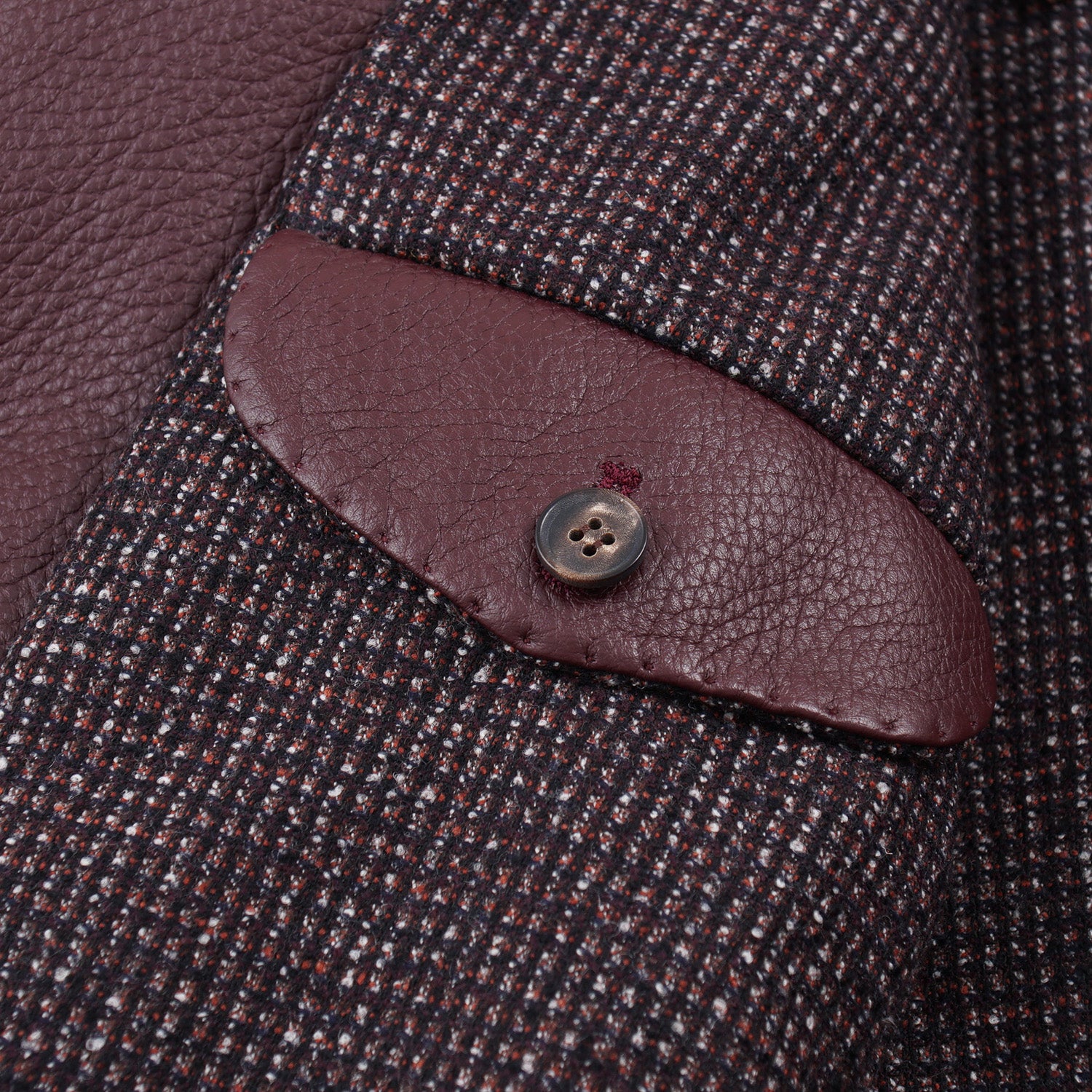 Rifugio Burgundy Deerskin Leather Blazer - Top Shelf Apparel