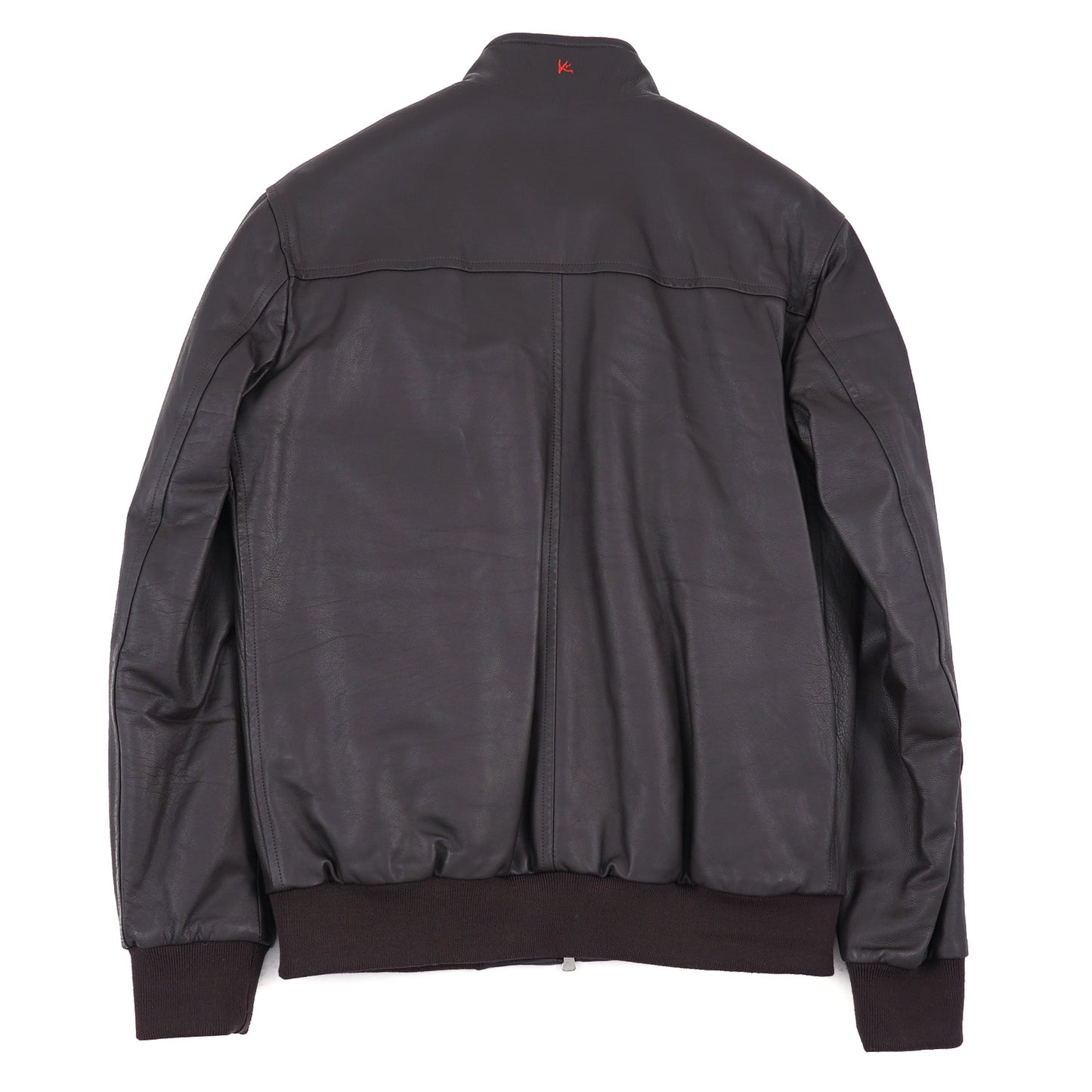 Isaia Calfskin Leather Bomber Jacket - Top Shelf Apparel