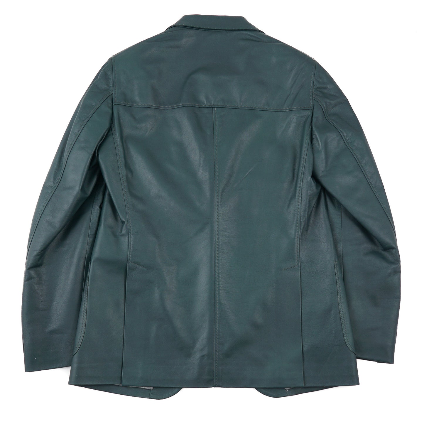 Rifugio Bottle Green Leather Blazer - Top Shelf Apparel