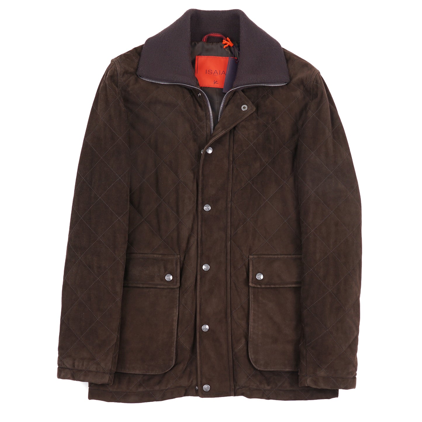 Isaia Quilted Suede Hunting Jacket - Top Shelf Apparel