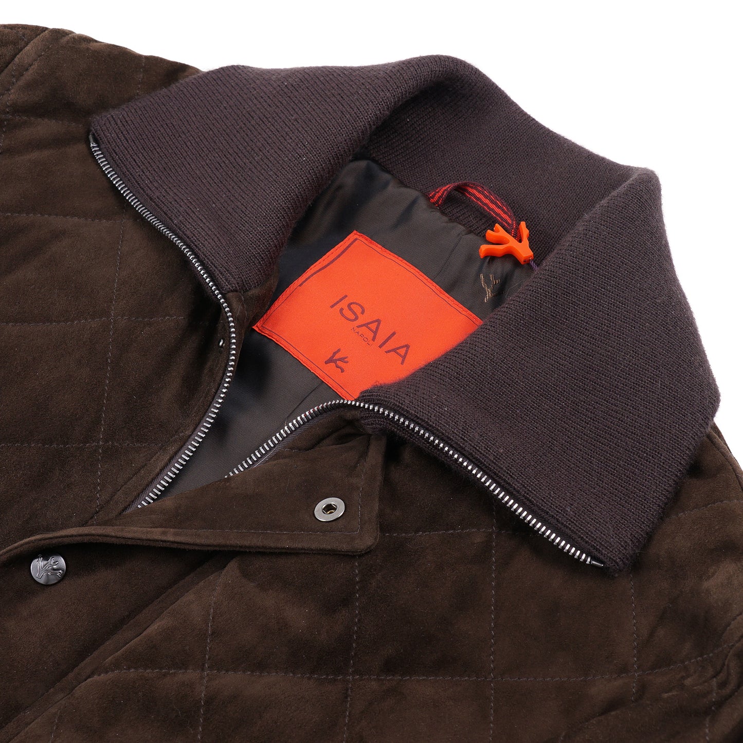 Isaia Quilted Suede Hunting Jacket - Top Shelf Apparel