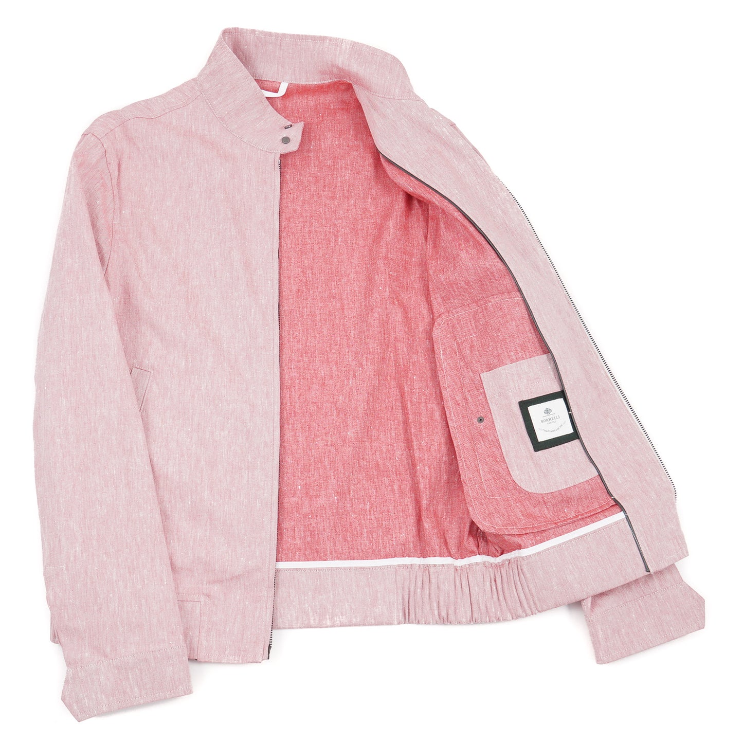 Borrelli Linen and Cotton Harrington Jacket - Top Shelf Apparel