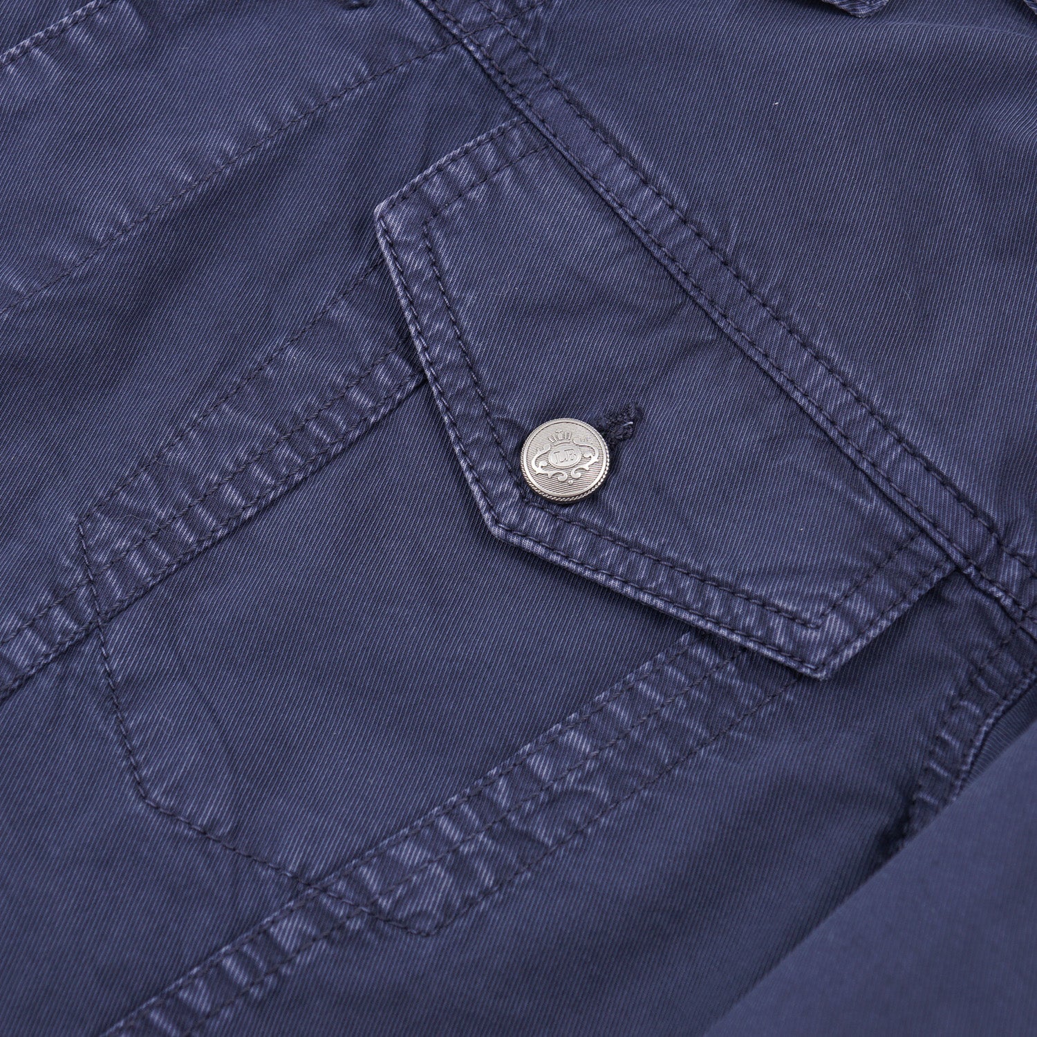 Borrelli Lightweight Cotton Jean Jacket - Top Shelf Apparel