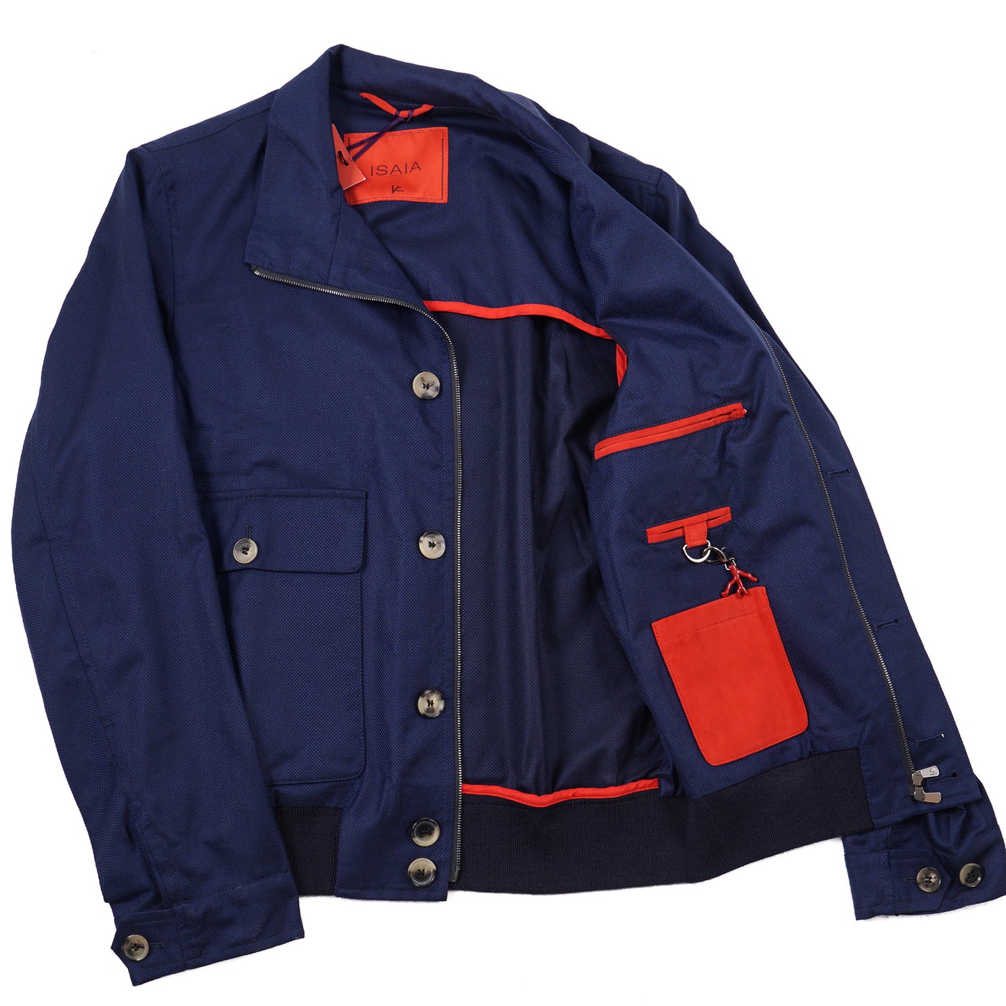 Isaia Techno Cashmere Bomber Jacket - Top Shelf Apparel