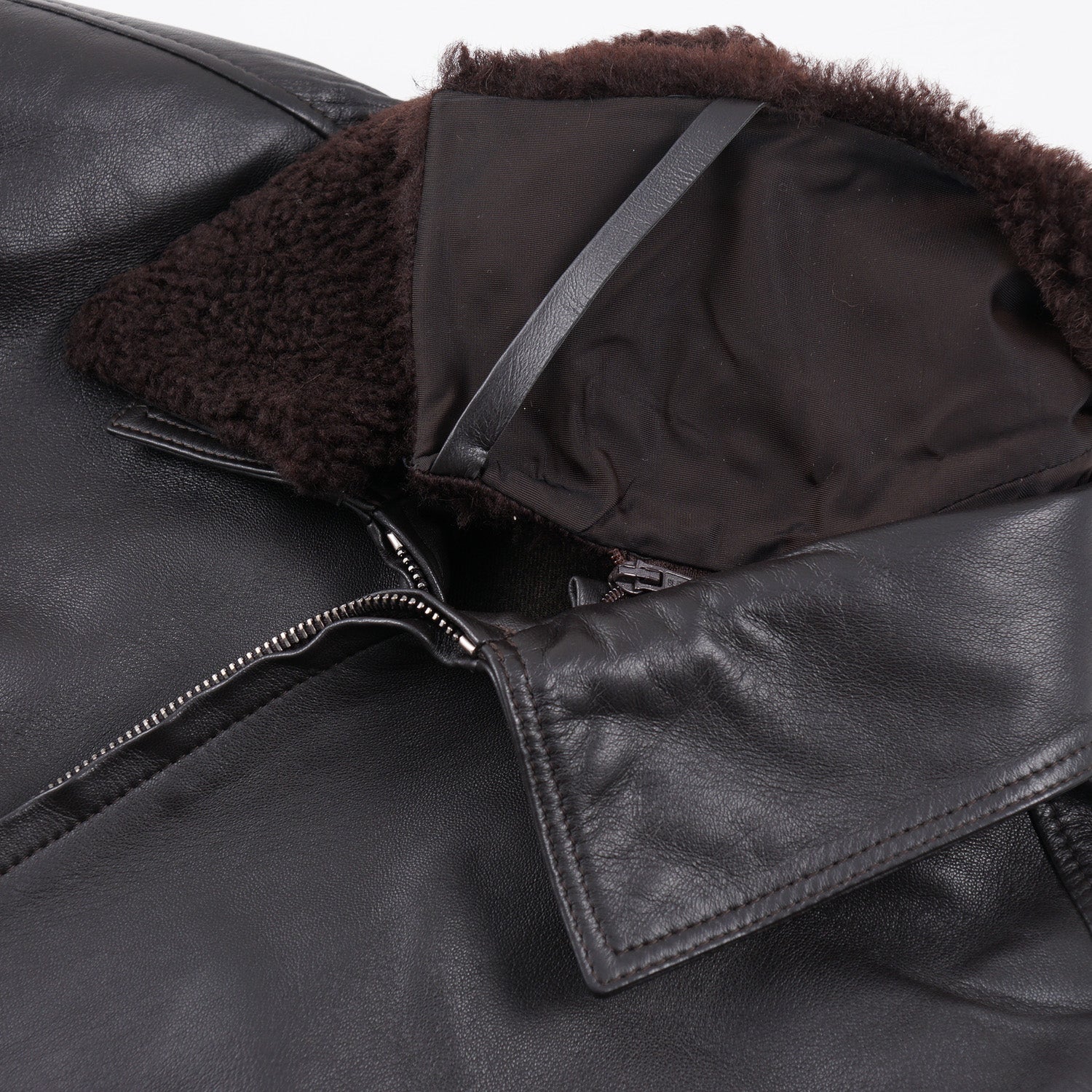 Brown Wild Lamb Sport Jacket – Rifugio Handmade Leather Jackets Napoli