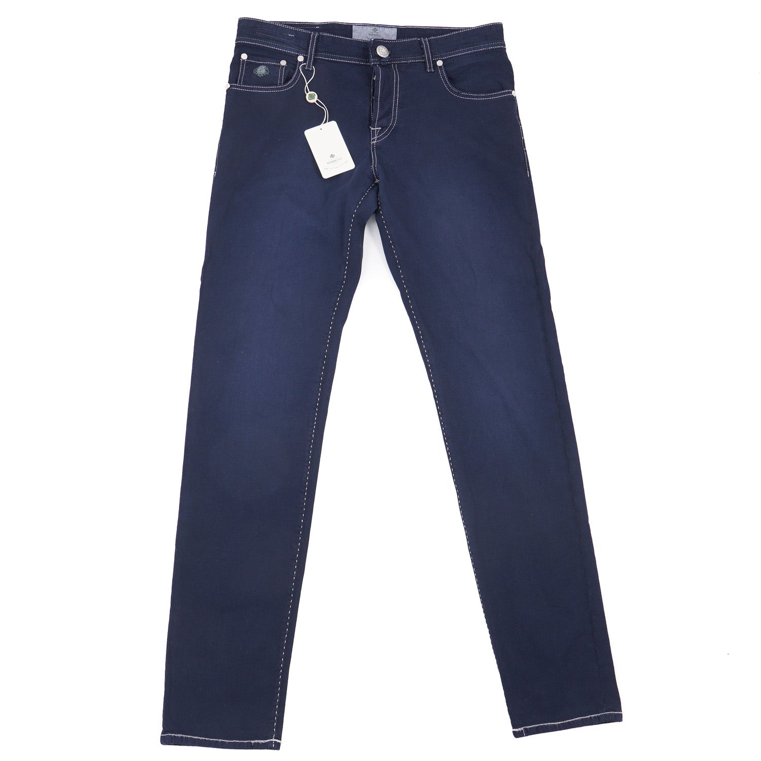 Luigi Borrelli Slim-Fit Lightweight Denim Jeans - Top Shelf Apparel