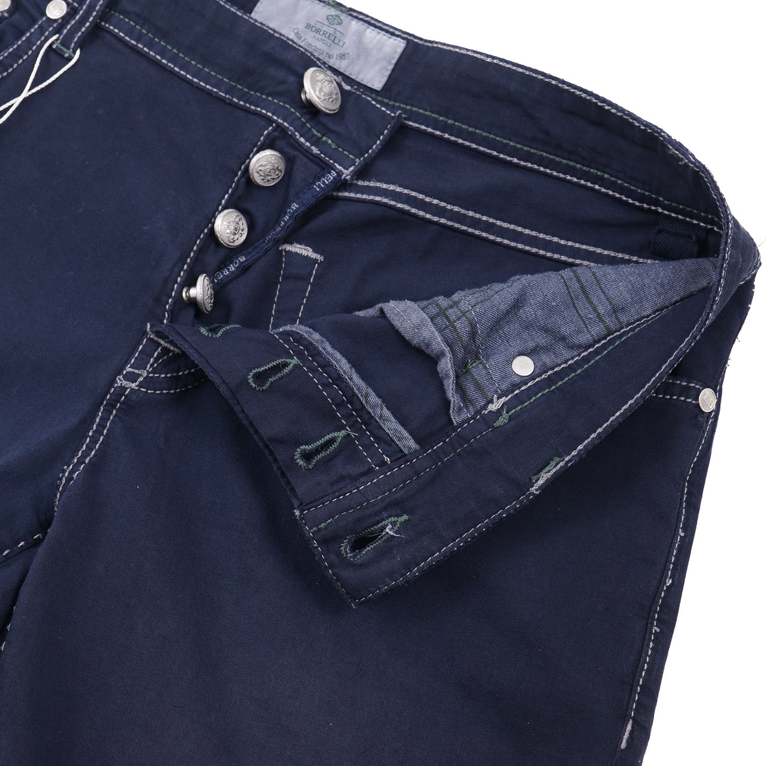 Luigi Borrelli Slim-Fit Lightweight Denim Jeans - Top Shelf Apparel