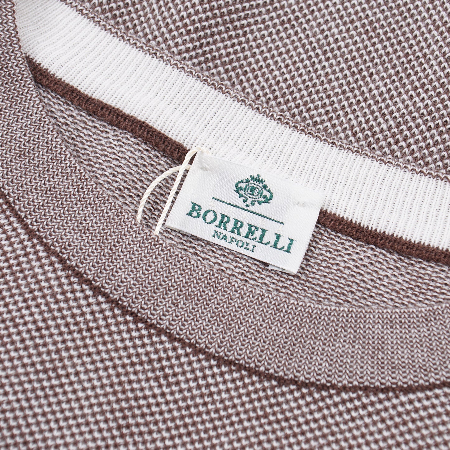 Luigi Borrelli Pique Knit Cotton Sweater - Top Shelf Apparel