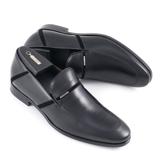 Zilli Calf Leather and Suede Loafers - Top Shelf Apparel