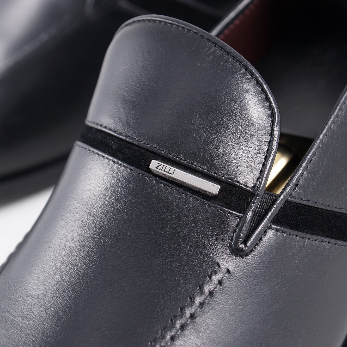 Zilli Calf Leather and Suede Loafers - Top Shelf Apparel