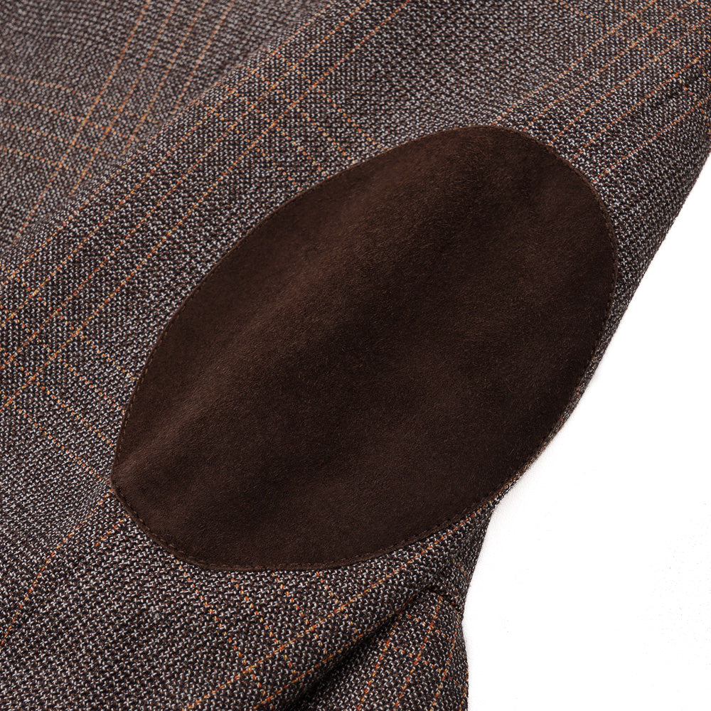 Men’s tweed blazer with suede elbow patches