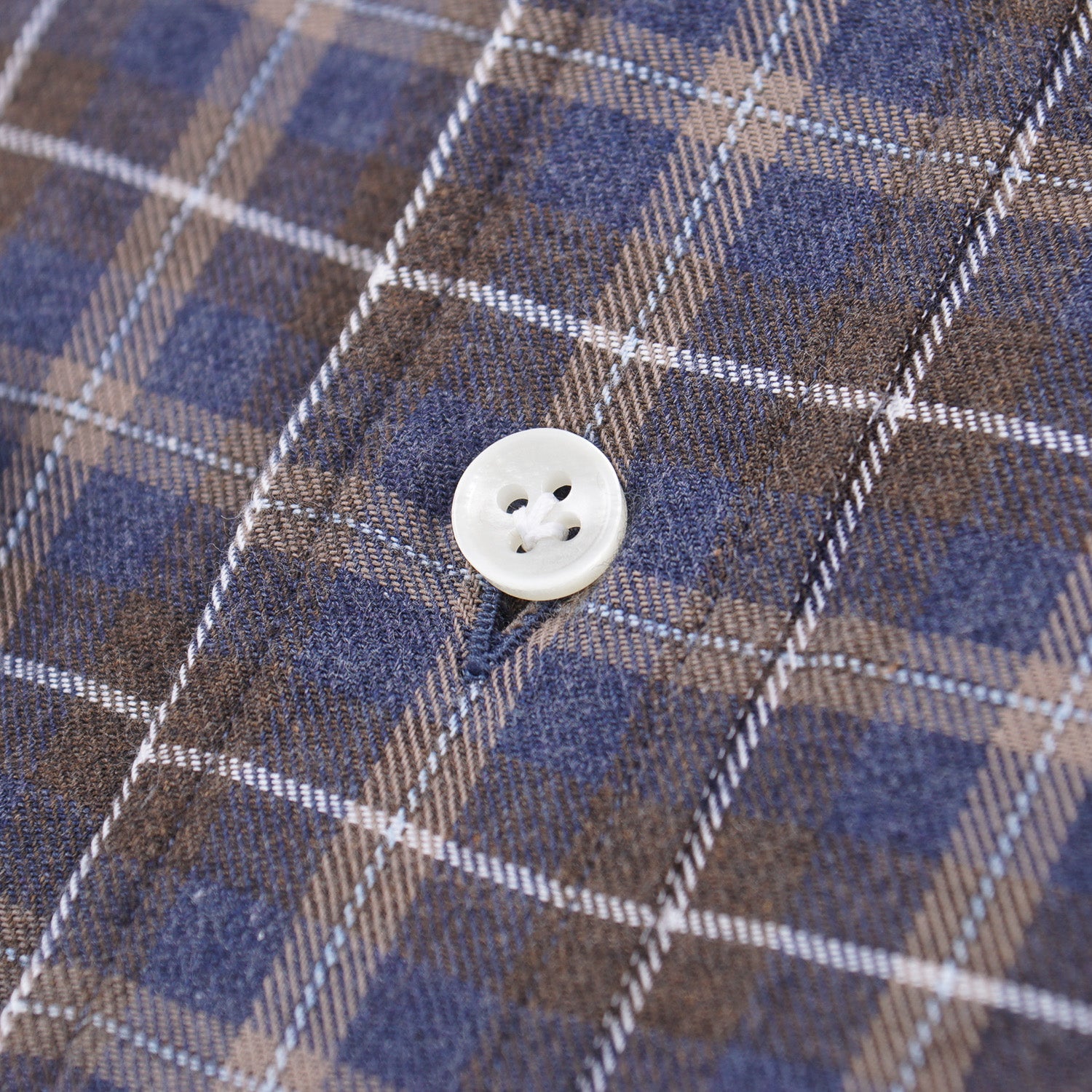 Luigi Borrelli Slim-Fit Flannel Cotton Shirt - Top Shelf Apparel