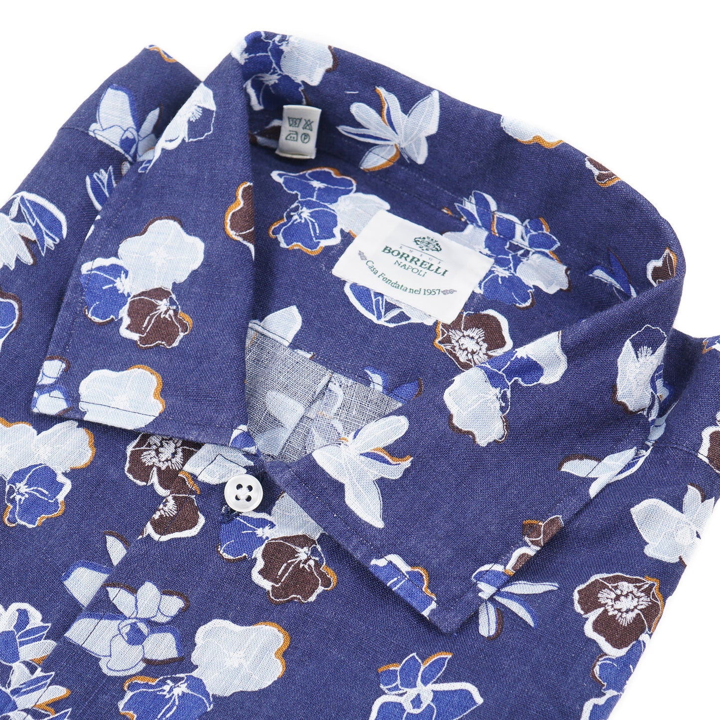 Luigi Borrelli Tropical Floral Linen Shirt - Top Shelf Apparel