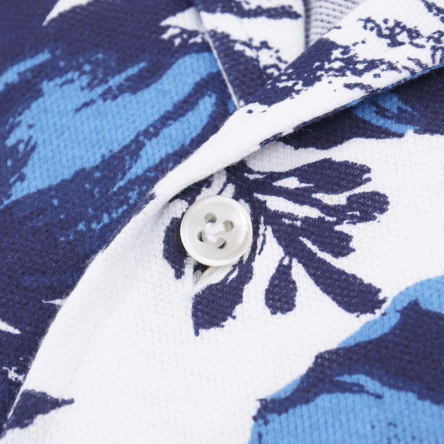 Luigi Borrelli Tropical Floral Jersey Cotton Shirt - Top Shelf Apparel