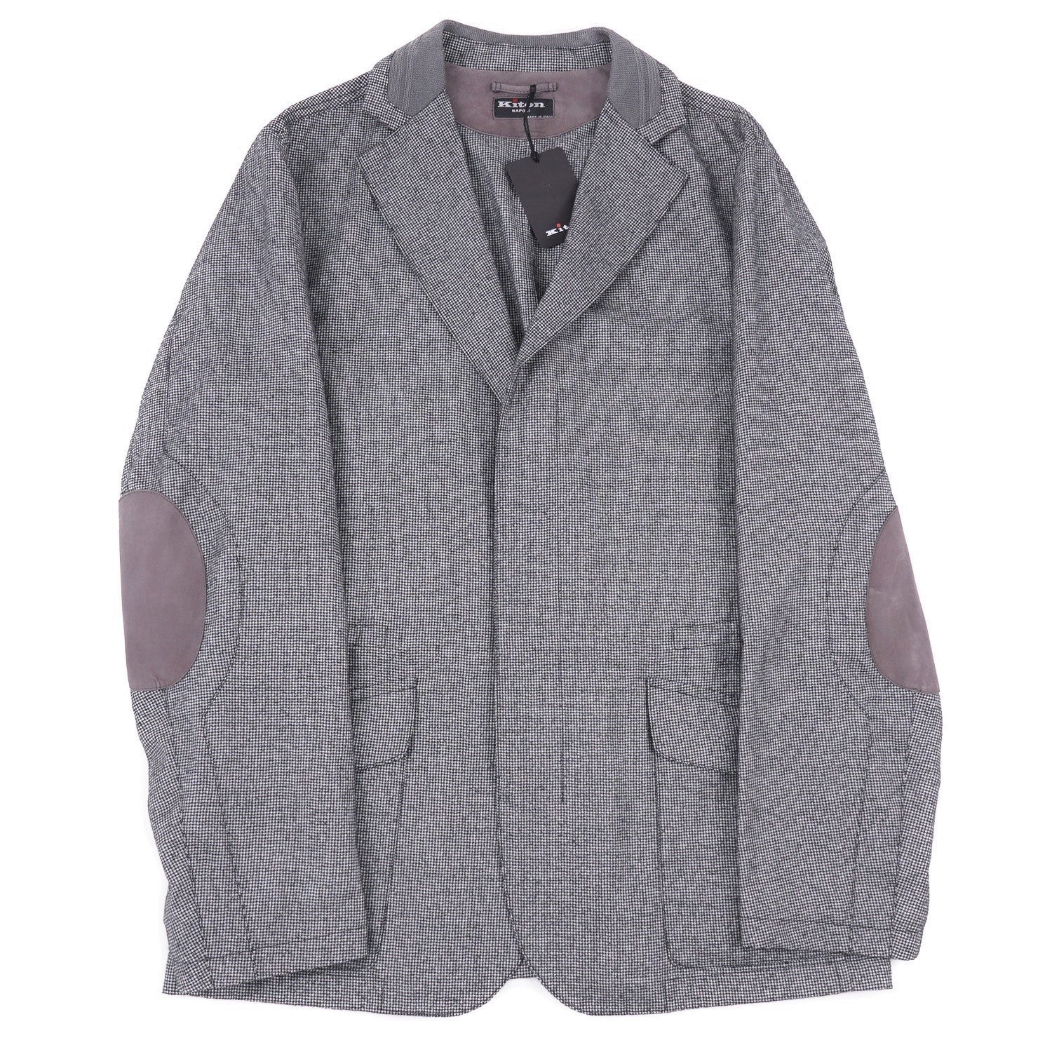 Kiton Cashmere Sport Coat with Suede Details - Top Shelf Apparel