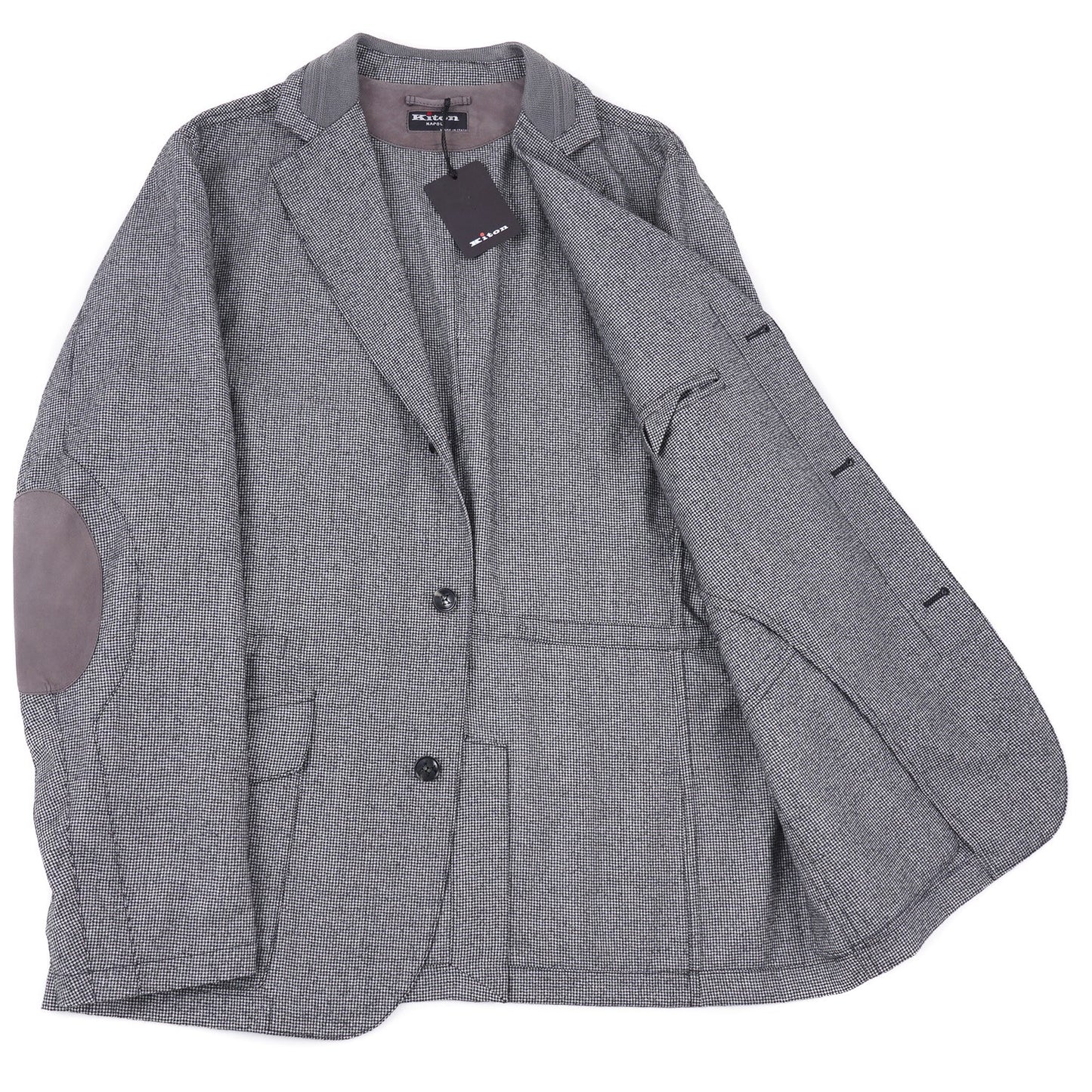 Kiton Cashmere Sport Coat with Suede Details - Top Shelf Apparel