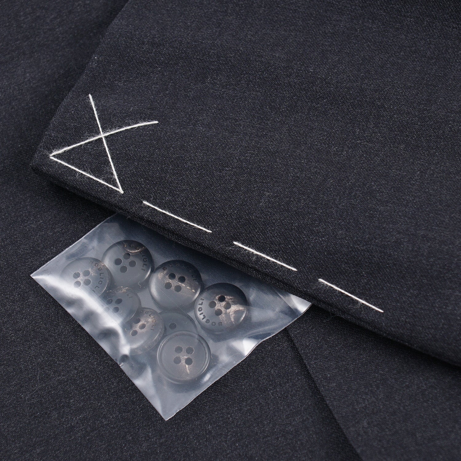 Boglioli Solid Charcoal Gray Wool Suit - Top Shelf Apparel
