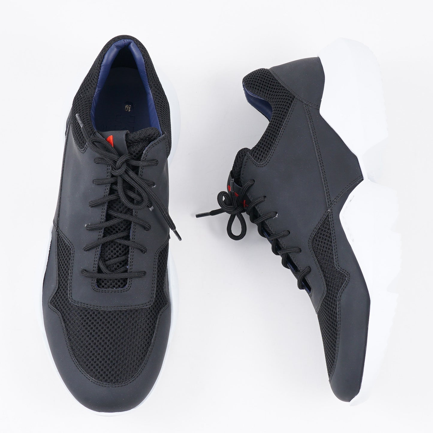 Kiton KNT Leather and Textile Sneakers - Top Shelf Apparel