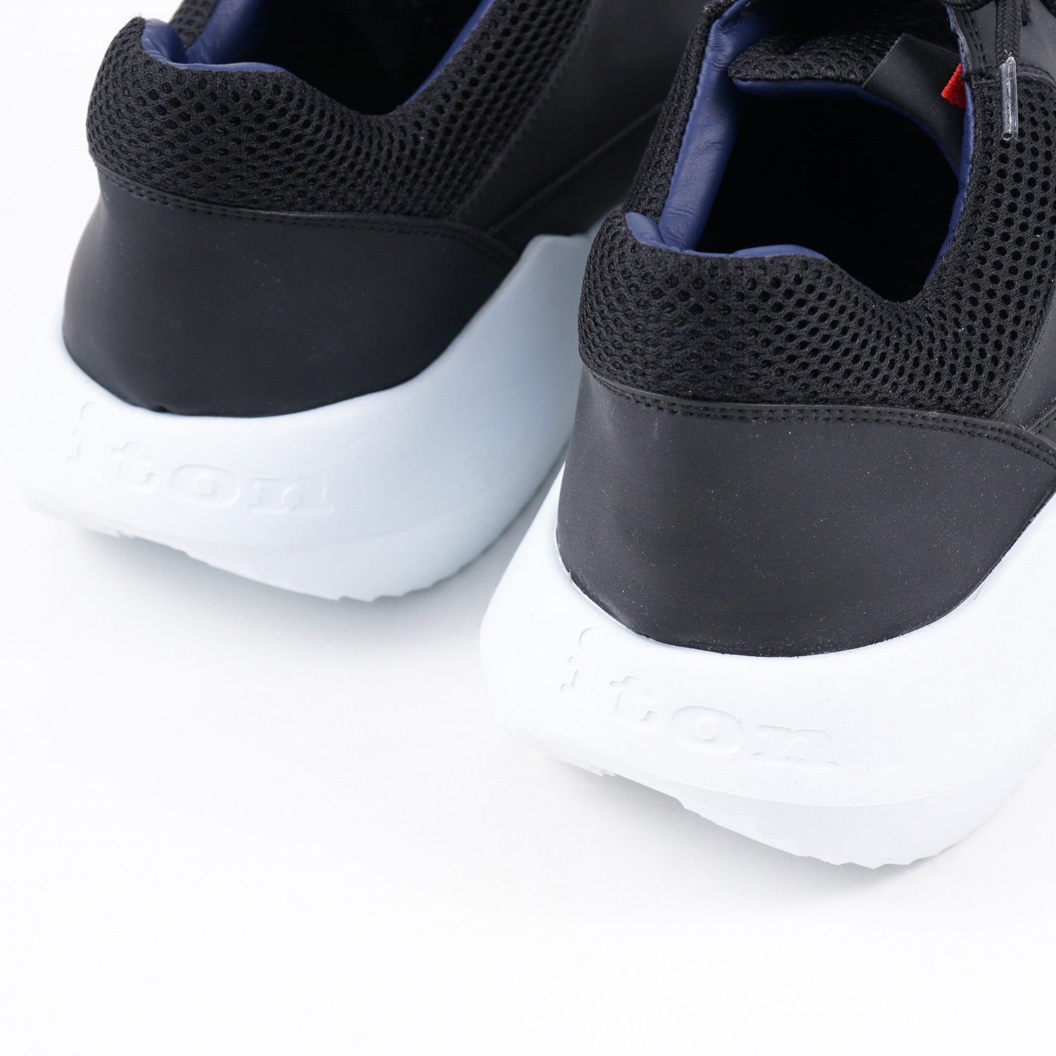 Kiton KNT Leather and Textile Sneakers - Top Shelf Apparel