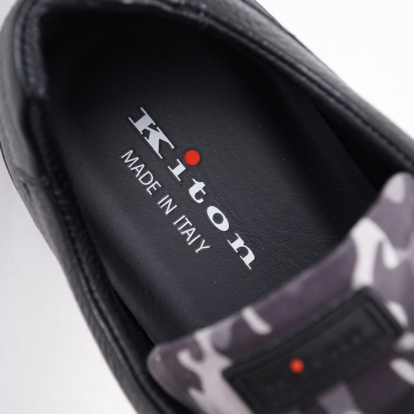 Kiton Camo Print Leather Sneakers - Top Shelf Apparel