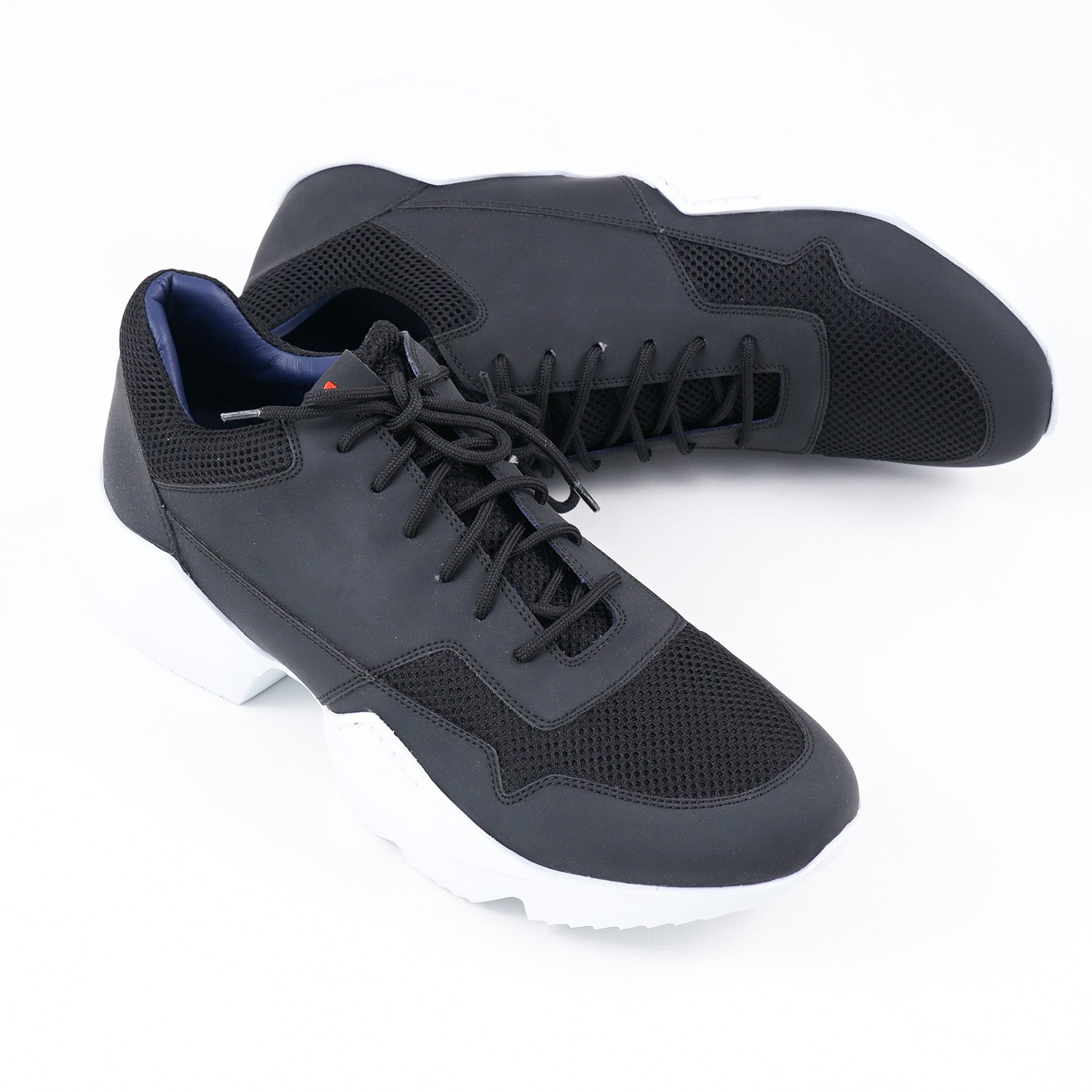 Kiton KNT Leather and Textile Sneakers - Top Shelf Apparel