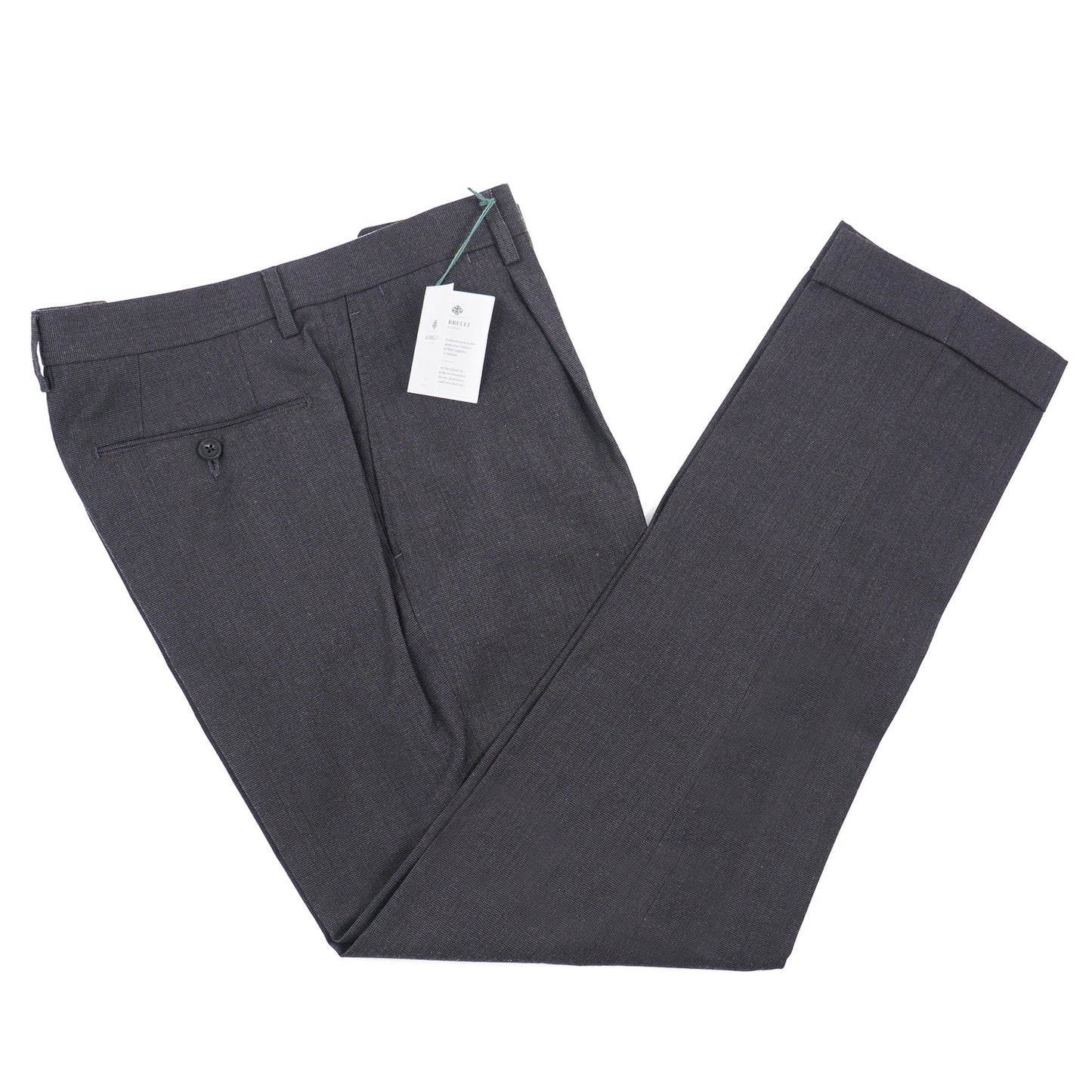 Luigi Borrelli Wool and Cotton Dress Pants - Top Shelf Apparel