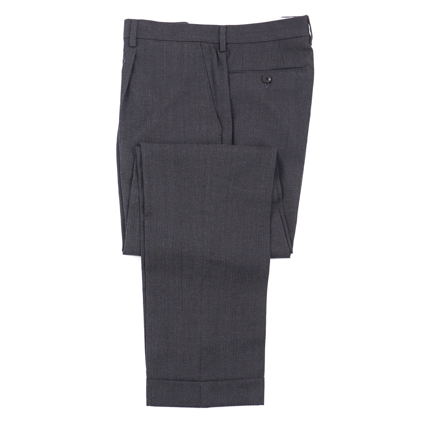 Luigi Borrelli Wool and Cotton Dress Pants - Top Shelf Apparel