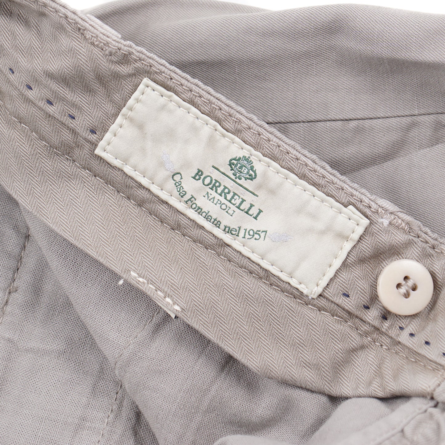 Luigi Borrelli Slim-Fit Cotton and Linen Pants - Top Shelf Apparel