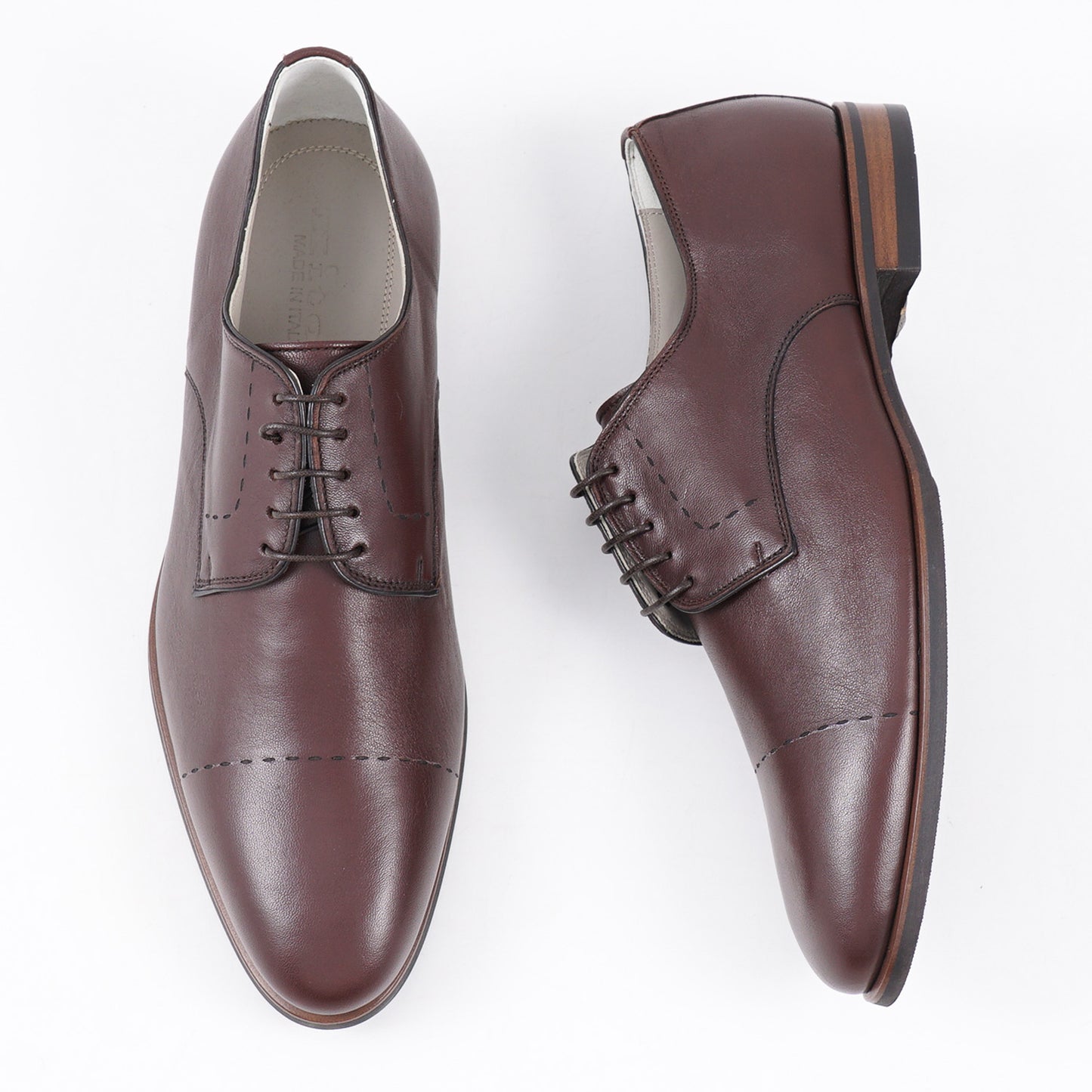 Kiton Soft Goatskin Leather Derby - Top Shelf Apparel