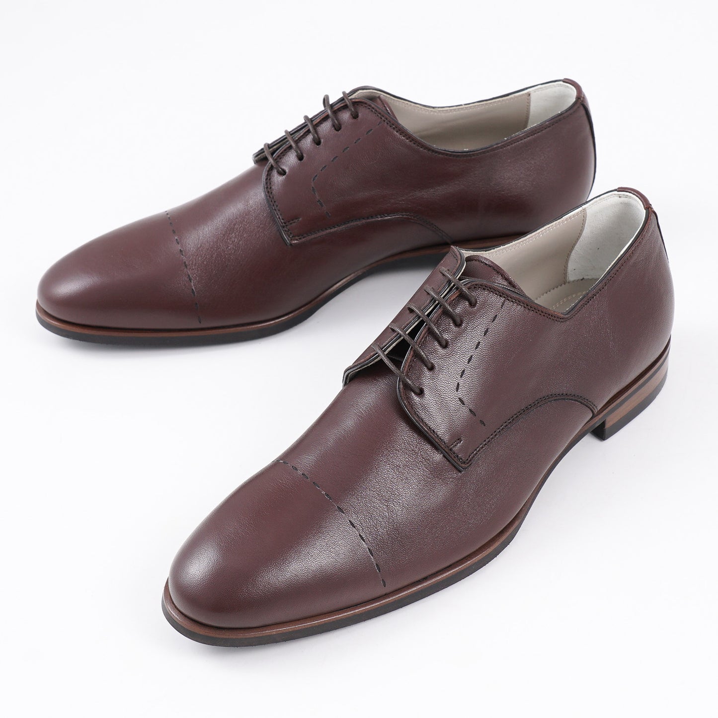 Kiton Soft Goatskin Leather Derby - Top Shelf Apparel