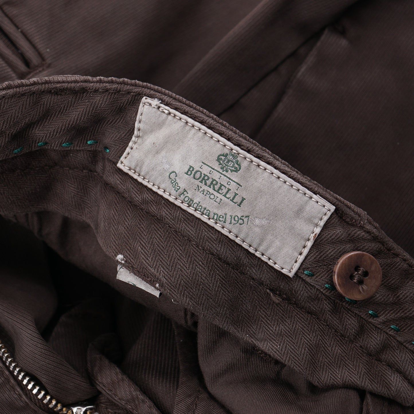 Luigi Borrelli Slim-Fit Cotton Pants - Top Shelf Apparel