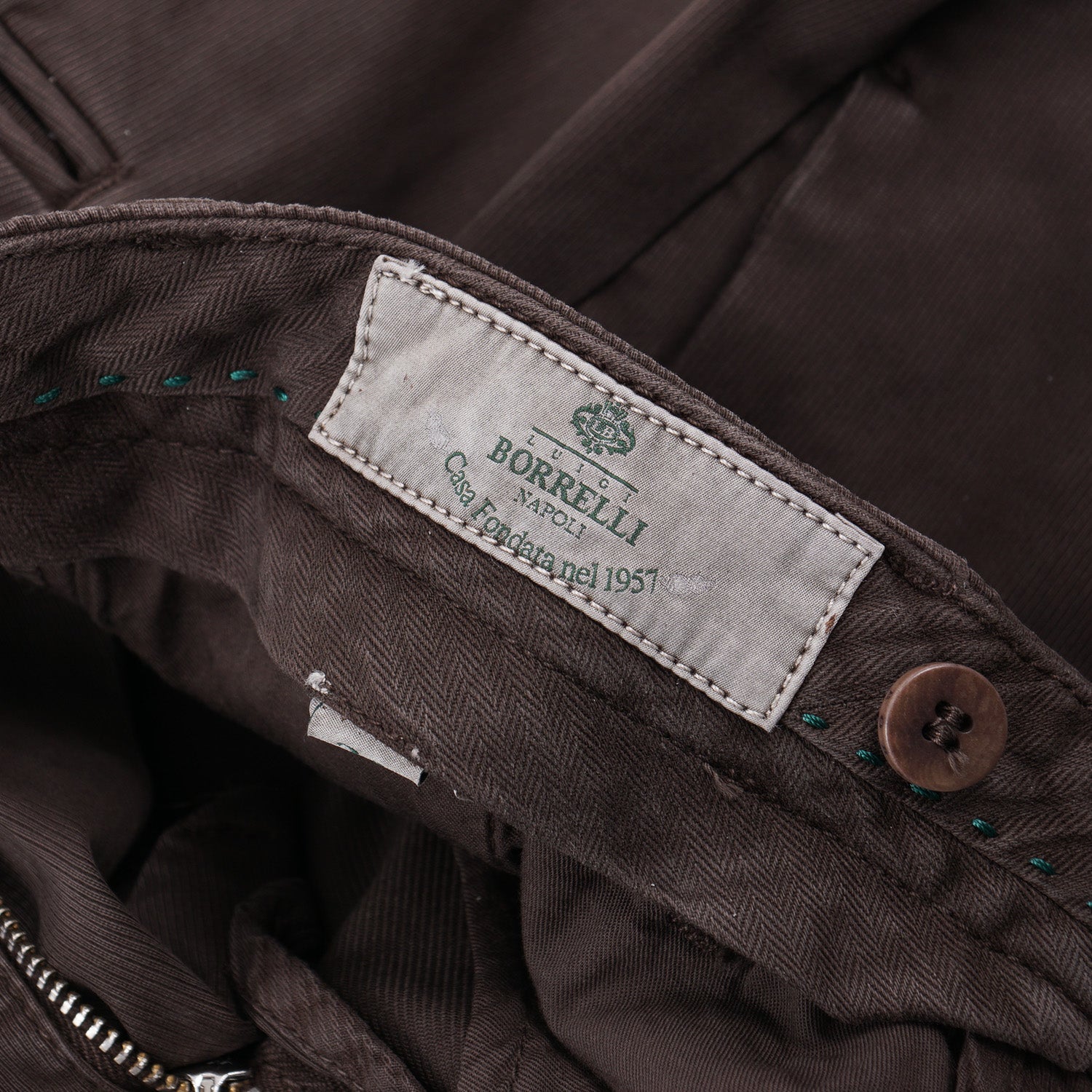 Luigi Borrelli Slim-Fit Cotton Pants - Top Shelf Apparel