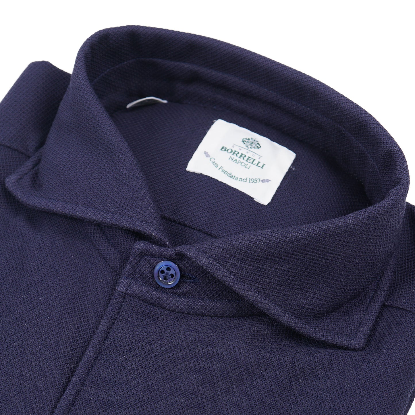Luigi Borrelli Pique Knit Cotton Shirt - Top Shelf Apparel