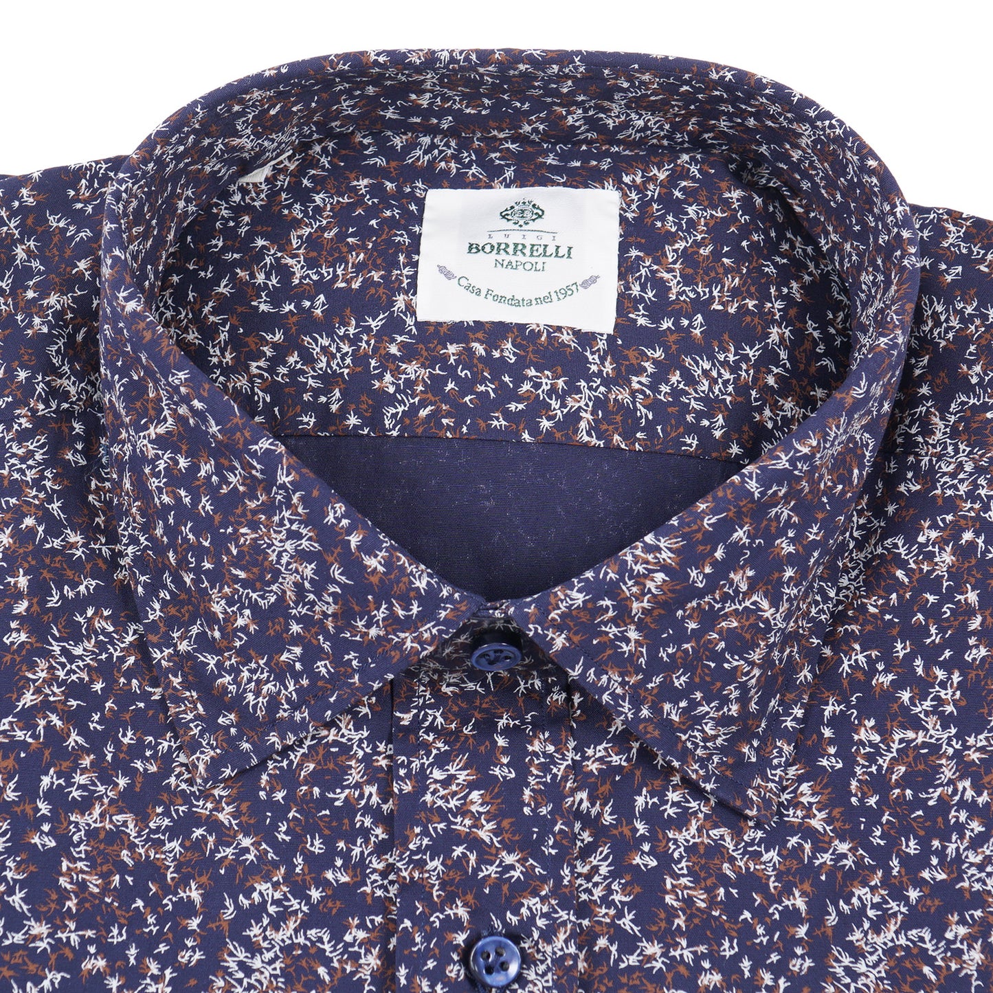 Luigi Borrelli Printed Cotton Shirt - Top Shelf Apparel